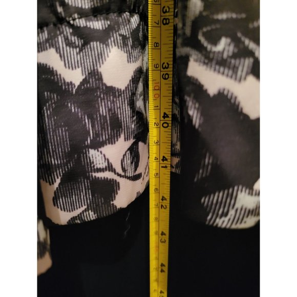 H & M Rose Black & Cream Casual Dress Size 10 - Picture 7 of 9